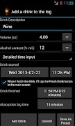 AlcoDroid Alcohol Tracker captura de pantalla 7