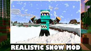 Realistic Snow Mod Minecraft 截图 3