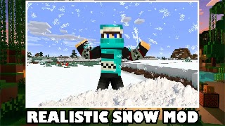 Realistic Snow Mod Minecraft 스크린샷 3