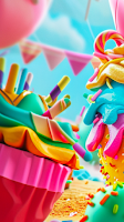 Simulator Candy Pinata poster