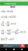 All Math Formulas captura de pantalla 2