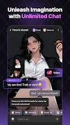 Rosytalk: AI Character Chat syot layar 2