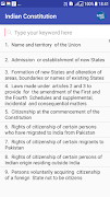 3 Schermata INDIAN CONSTITUTION - articles