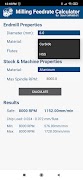 Milling Feedrate Calculator স্ক্রিনশট 3
