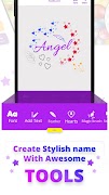 BHM Name Art Photo Editor اسکرین شاٹ 3