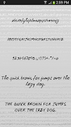 Handwritten Font Message Maker اسکرین شاٹ 7
