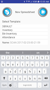برنامه‌نما Scan to Spreadsheet عکس از صفحه
