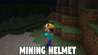 Mining Helmet Mod Minecraft PE imagem de tela 1