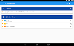 Contacts & Calendars on iCloud capture d'écran 5