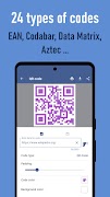 برنامه‌نما Barcode Creator and Scanner عکس از صفحه