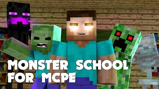 👨Monster School Mod for MCPE? স্ক্রিনশট 7