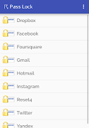 برنامه‌نما Password Manager (PassLock) عکس از صفحه