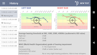 برنامه‌نما Hearing Test عکس از صفحه