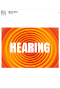 Hearing poster