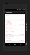 برنامه‌نما Text & Day Counter Widget عکس از صفحه