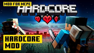 Hardcore Mod for Minecraft PE स्क्रीनशॉट 1