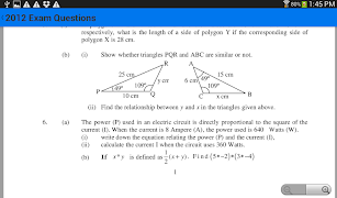 O-Level Math Questions स्क्रीनशॉट 4
