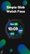 Simple Glob Watch Face poster
