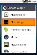 Clock Widget alpha version Poster