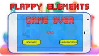 5 Schermata Flappy Elements (Chimica)