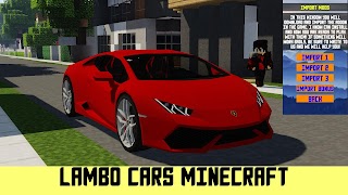Lambo Car Mod for Minecraft PE 截圖 2
