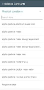 Science constants স্ক্রিনশট 4