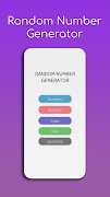 Random Number Generator imagem de tela 5