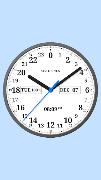 Analog Clock 24-7 poster