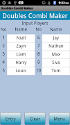 Doubles Combi Maker اسکرین شاٹ 1