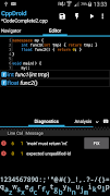 CppDroid - C/C++ IDE 스크린샷 2