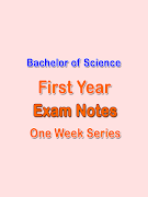 پوستر BSc First Year Exam Notes - One Week Series