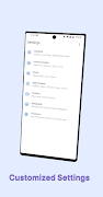 برنامهنما Android 13 Launcher عکس از صفحه