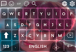 BTS Keyboard Theme تصوير الشاشة 7