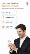 برنامه‌نما Ajobman: Job Search App عکس از صفحه