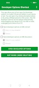Poster Developer Options Shortcut