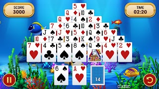 4 Schermata Pyramid Solitaire Challenge