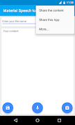 Material Speech to Text capture d'écran 2