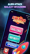 Alien Attack Galaxy Invaders Poster