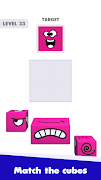 Cubes Face poster