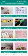 Make DIY Stickers with Paper plakat