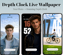 Depth Wallpaper & Clock – Live-poster