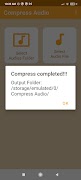 Compress Audios syot layar 3