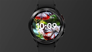 Butterfly WatchFace ภาพหน้าจอ 4