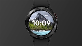 River and Mountains WatchFace 截圖 2