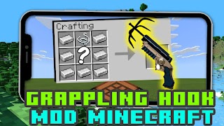 Mod Grappling Hook Minecraft 海報