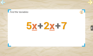 برنامه‌نما Algebra Basics عکس از صفحه