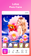 Lotus Photo Frame पोस्टर
