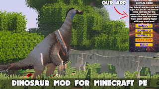 Dinosaur Minecraft Mod MCPE screenshot 2