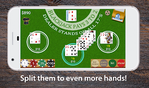 Multi Hand Blackjack скриншот 1