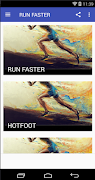 پوستر RUN FASTER